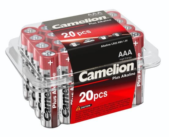 Piles AAA - Lot de 20, 100% PEAKPOWER, Batteries Alcalines AAA LR03 1,5v, Longue durée, haute performance, utilisation quotidienne