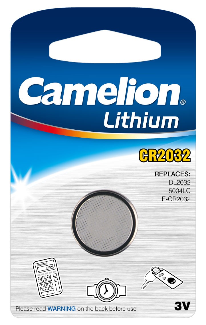 Blister 1 pile CR2032 3V Lithium Camelion
