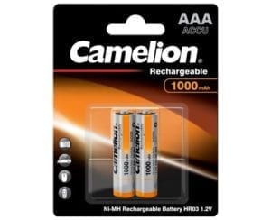 2x Accumulateur 1100 mAh Camelion HR03 AAA