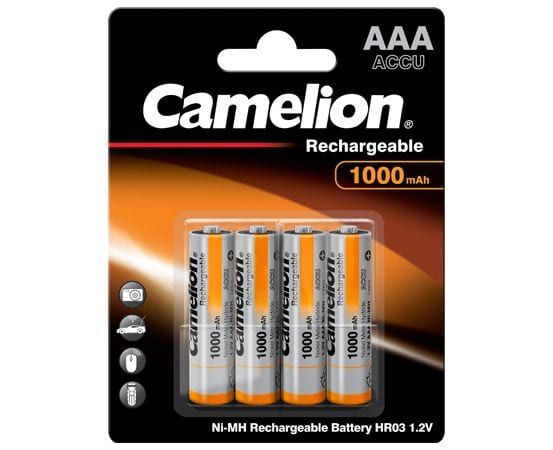 batterie rechargeable 1000 mah aaa hr03 Camelion