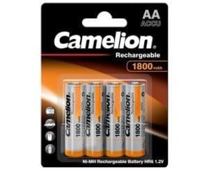 Batteries Camelion rechareables AA 1800 BP4