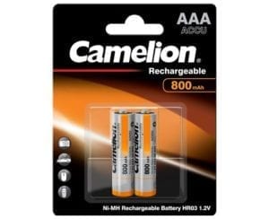 Batteries rechargeables Camelion HR03 800 mAh