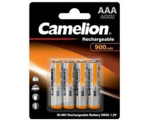 Piles rechargeables Camelion 900 mAh Micro AAA HR03