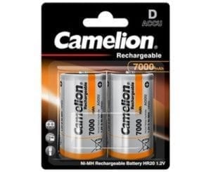 Camelion accus D R20 7000 mAh