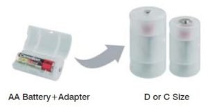 Adaptateur de piles / Accus