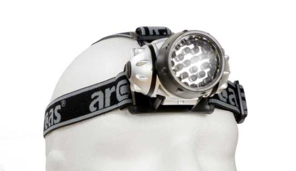 Arcas Lampe frontale ARC-28 LED-HL avec 28 LED avec 3 x piles AAA