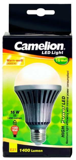 Lampe LED SMD Chip LED E27 16 Watt 1400 lumens Blanc chaud