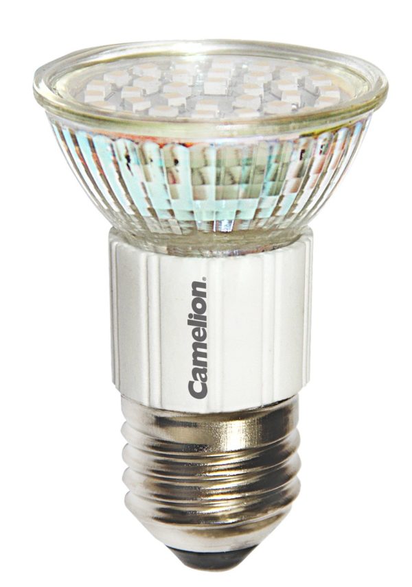 Mini Spot LED E27 48 SMD Chip LEDs 3 Watt 260 lumens Blanc jour