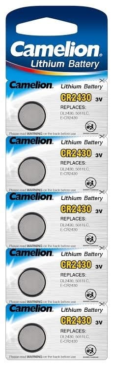 Camelion Blister 5 piles CR2430 3V Lithium