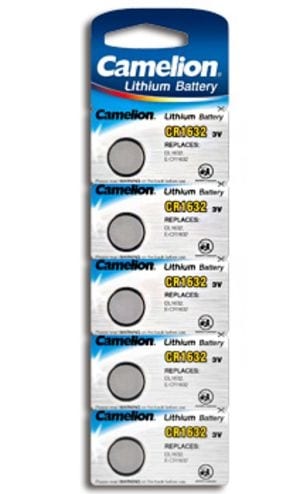 Pile CR1632 3V Camelion Lithium - Boite de 10 blisters individuels