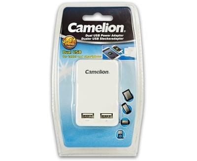 Adaptateur Camelion AD569 sortie 2 ports USB