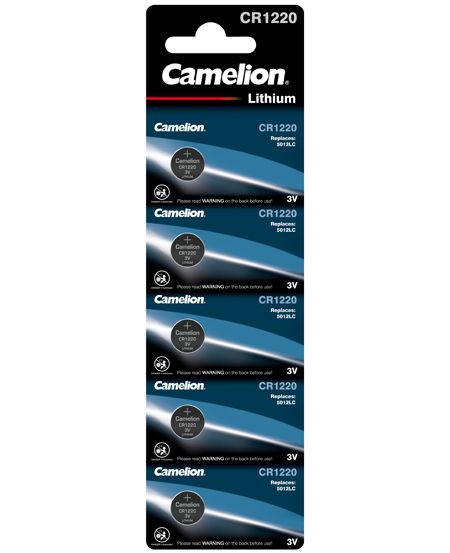 Camelion CR1220 3V Batterie // Pile Bouton au Lithium 3 volts // Blister 1  unité à prix pas cher
