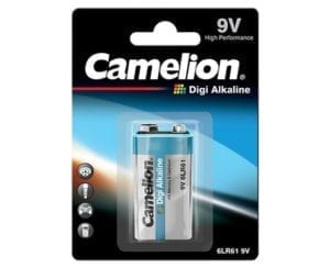 pile Camelion Digi-alcaline 9V block 6LF22