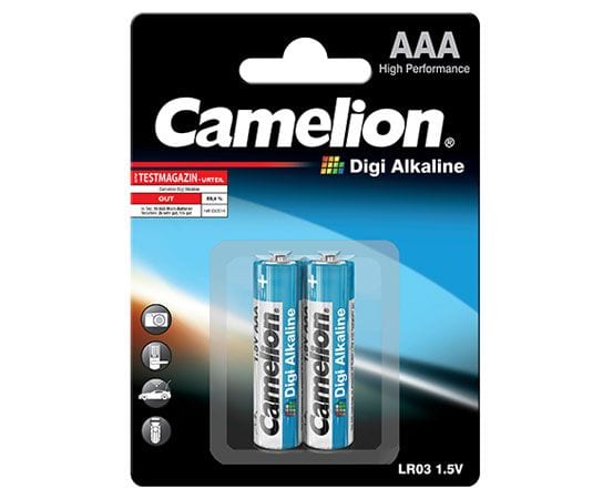 Blister de 2 piles R14 C Super Heavy Duty Bleu Camelion